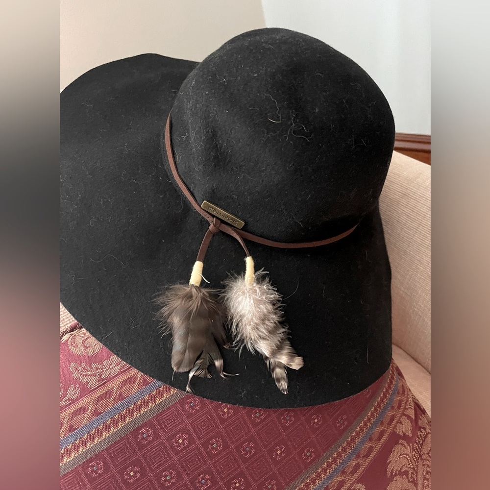 Billabong Boho Felt Hat with feathers